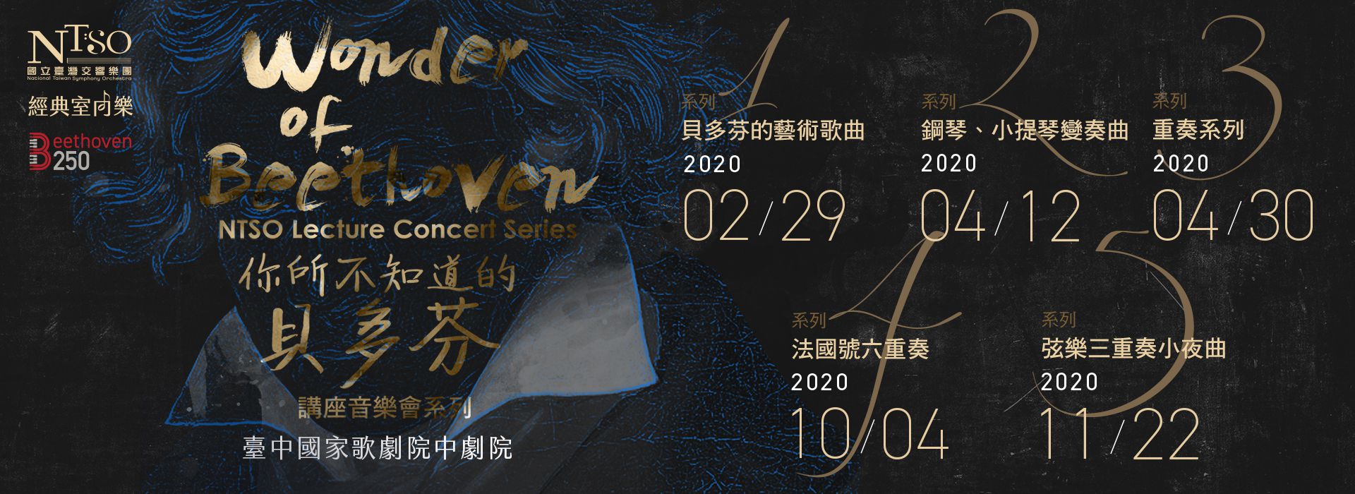 【取消演出公告】國臺交《你所不知道的貝多芬》講座音樂會系列III-重奏系列 【取消演出公告】國臺交《你所不知道的貝多芬》講座音樂會系列III-重奏系列